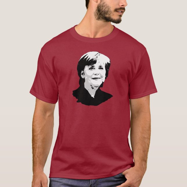 Camiseta Angela Merkel (Anverso)