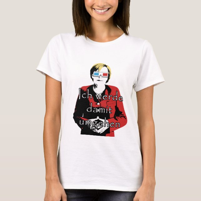 Camiseta Angela Merkel (Anverso)