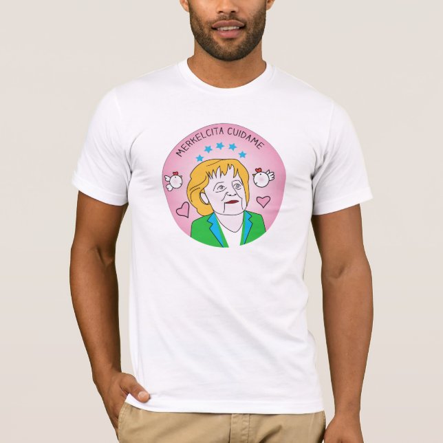 Camiseta Angela Merkel Merkelcita Plis (Anverso)