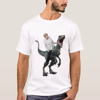 Camiseta Angela Merkel montando un Pegatina de velocidad