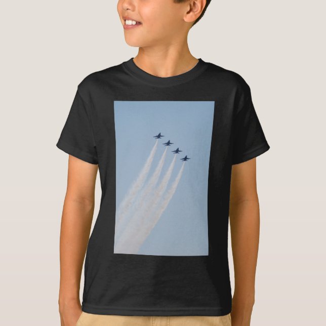 Camiseta Ángeles azules (Anverso)