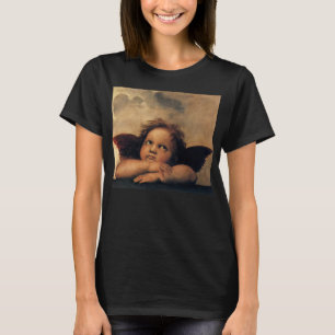 Camiseta Ángeles de la Madonna Sixtina por Rafael Sanzio