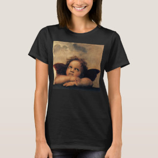 Camiseta Ángeles de la Madonna Sixtina por Rafael Sanzio