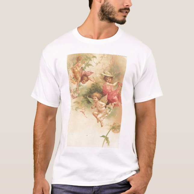 Camiseta ángeles del vintage (Anverso)