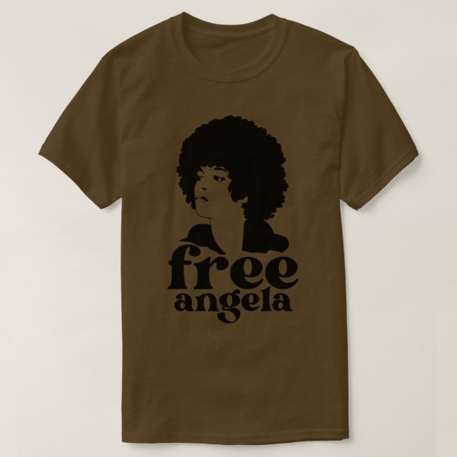 Camiseta Ángeles libres Angela davis (Diseño del anverso)