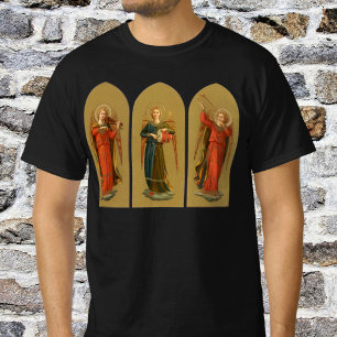 Camiseta Ángeles músicos de Navidad, Renacimiento vintage