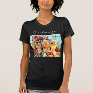 Camiseta ángeles proclamando feliz navidad