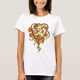 Camiseta ángeles querubines zombies monstruos brujería Hall