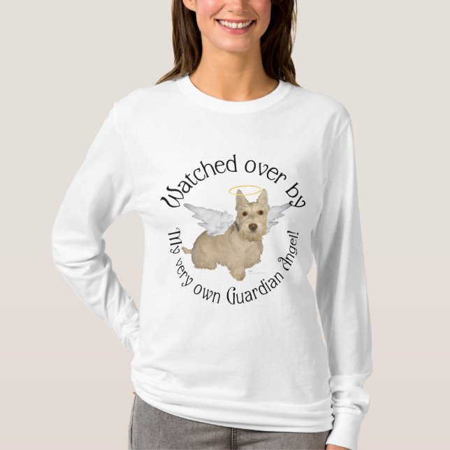 Camiseta Ángeles Terrier de Escocia Wheaten (Anverso)