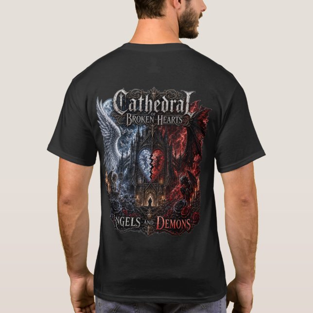 Camiseta Ángeles y Demonios (Reverso)