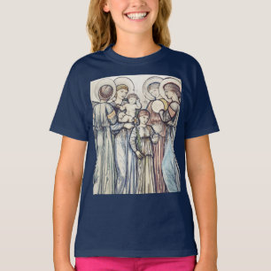Camiseta Ángeles y niños de Sir Edward Burne-Jones