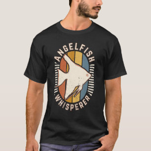 Camiseta Angelfish Whisperer Vintage Classic Retro Animal L