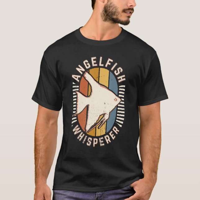 Camiseta Angelfish Whisperer Vintage Classic Retro Animal L (Anverso)