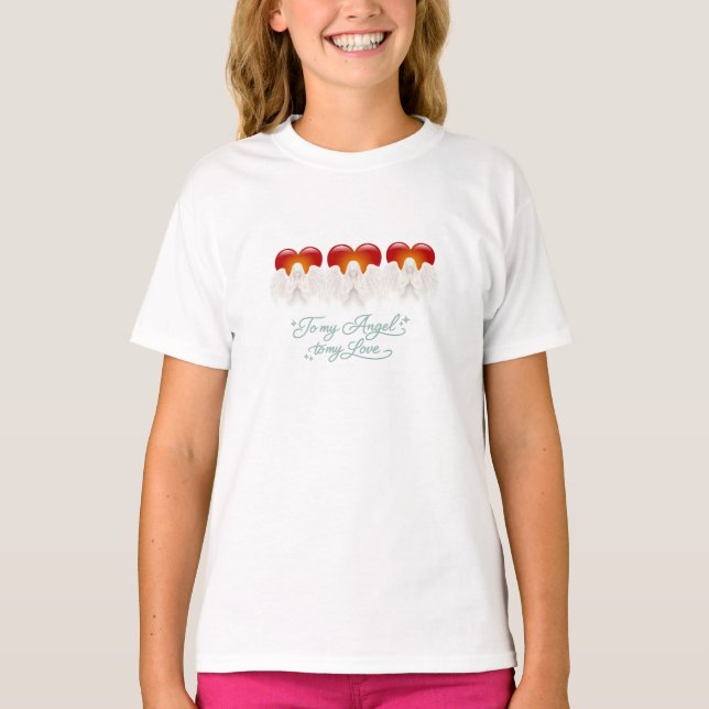 Camiseta AngelicFaith SilverHeart (Anverso)