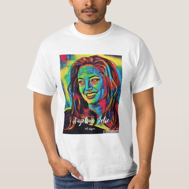 Camiseta Angelina Jolie (Edición) (Anverso)