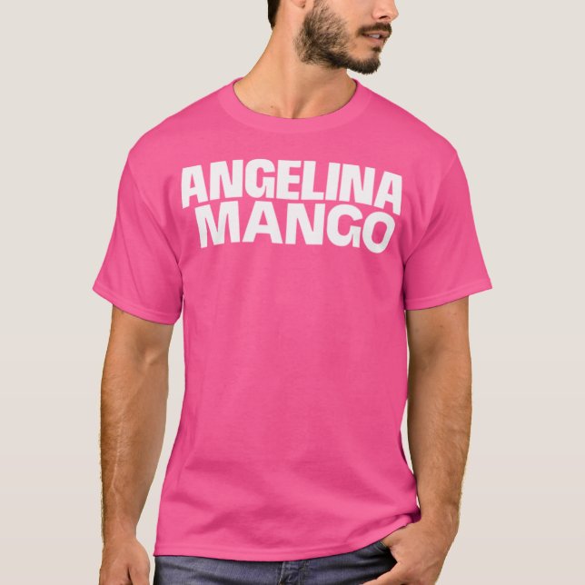 Camiseta Angelina Mango Singer italiano (Anverso)