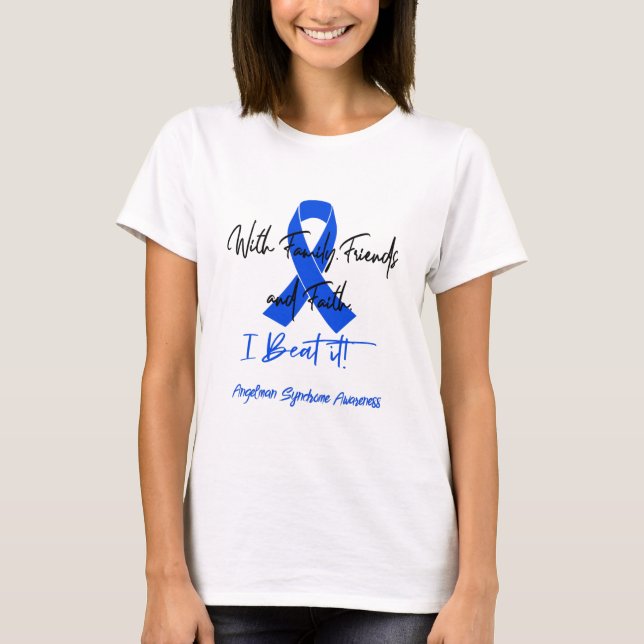 Camiseta Angelman Syndrome Awareness Ribbon Support Gifts (Anverso)