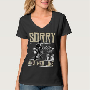 Camiseta Angeln Witzig Siento No Hablar De Otro Lin
