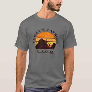 Camiseta Angels Landing Utah 2022 Impresión retro vintage o