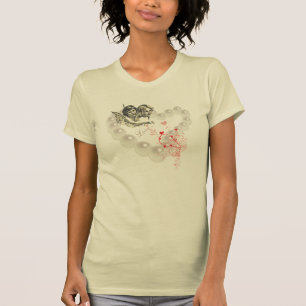 Camiseta Angels, Pearls & Hearts Creme T-Shirt