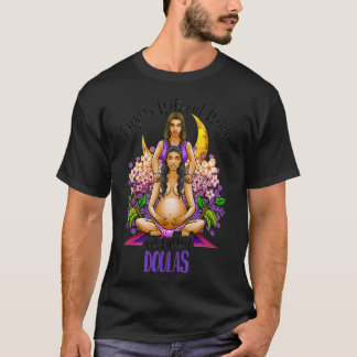 Camiseta Angels Without Wings Are Called Doulas Moon Floral
