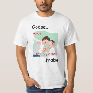 Camiseta anger-management15, cólera, gestión, ganso .....
