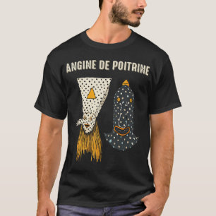 Camiseta Angina de Pecho Banda Unisex, Dark Gothic Rock,