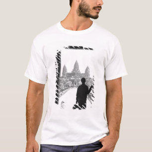 Camiseta Angkor Cambodia, Puerta y Persona Angkor Wat