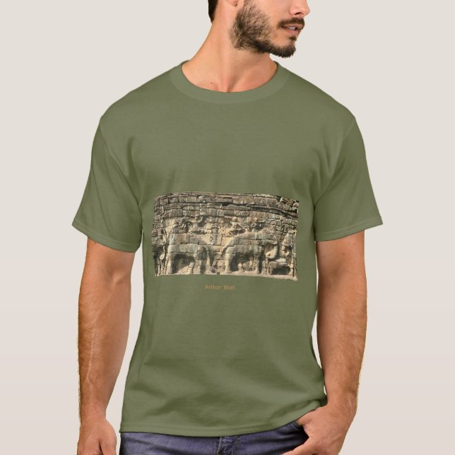 Camiseta Angkor Wat, Bajo Relieve. (Anverso)