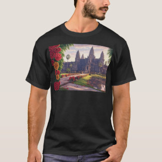 Camiseta Angkor Wat Flowers II