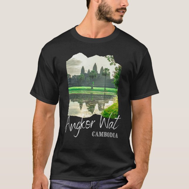 Camiseta Angkor Wat Khmer Historical Temple Cambodia (Anverso)