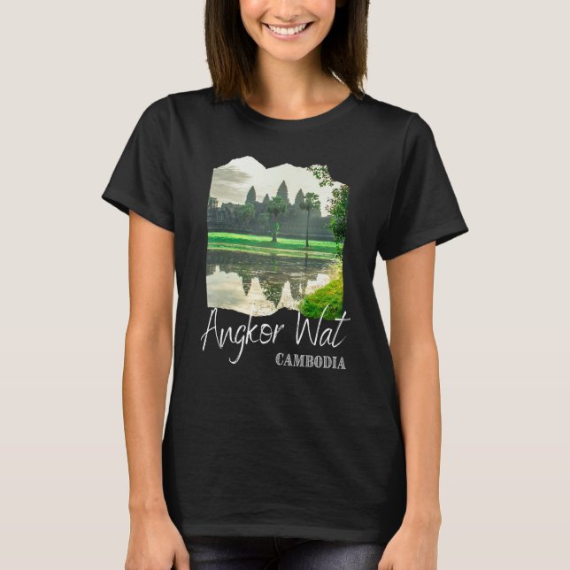 Camiseta Angkor Wat Khmer Historical Temple Cambodia (Anverso)