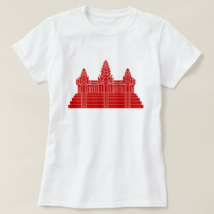 Camiseta Angkor Wat Ver.2.0. Templo Khmer