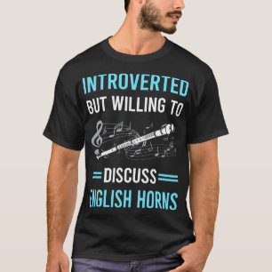 Camiseta Anglais del Cuerno de inglés introvertido