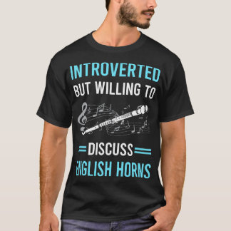Camiseta Anglais del Cuerno de inglés introvertido