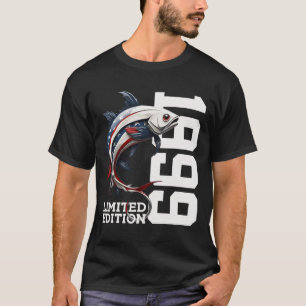 Camiseta Angler 26th Birthday Fishing Limited Edition 1999