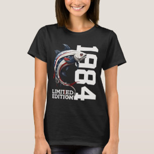 Camiseta Angler 41st Birthday Fishing Limited Edition 1984