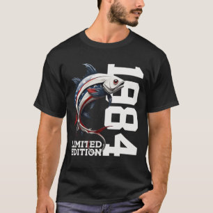 Camiseta Angler 41st Birthday Fishing Limited Edition 1984