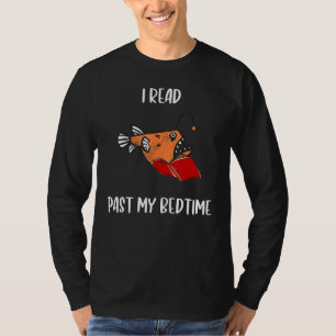 Camiseta Angler De Pescado De La Última Cama Leyendo Para B