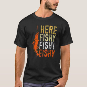 Camiseta Angler Dice Aquí Pesca Fischy