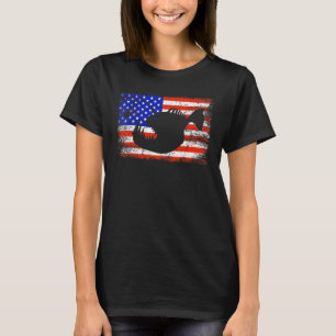 Camiseta Angler Fish Bandera Americana Anglicano