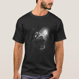 Camiseta Angler Fish Realista Angler Fish Animal Ar