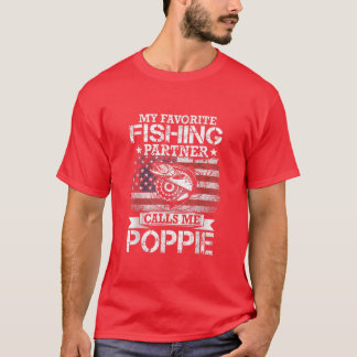 Camiseta Angler I Mi Compañero De Pesca Favorito Me Llama P