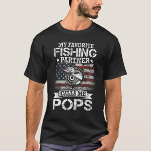 Camiseta Angler I Mi Compañero De Pesca Favorito Me Llama P