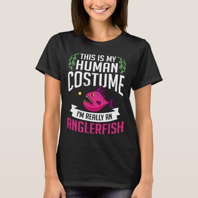 Camiseta Anglerfish Deep Sea Angler Fish Skeleton (Anverso)
