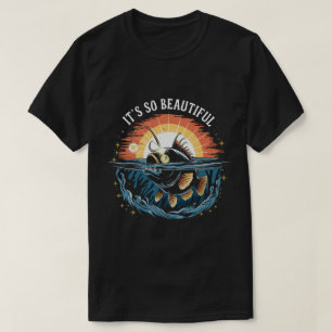 Camiseta Anglerfish Encontró El Mar De Pescado Ligero Angle