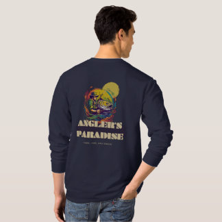 Camiseta Anglers Paradisíaco línea de ganchos y pesca de hu