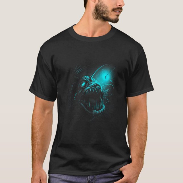 Camiseta Anglicano Criaturas del Mar Profundo Anglicano Océ (Anverso)