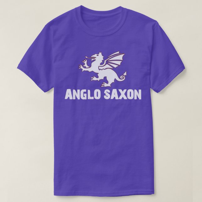 Camiseta Anglo saxon Black (Diseño del anverso)