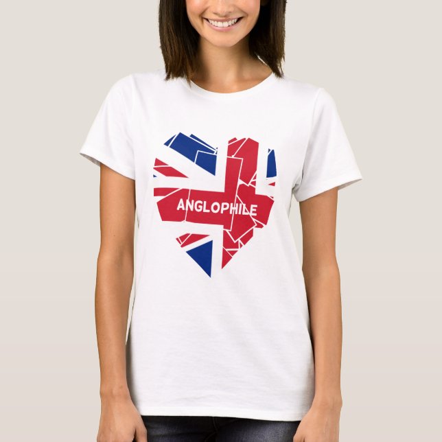 Camiseta Anglophile de Union Jack (Anverso)